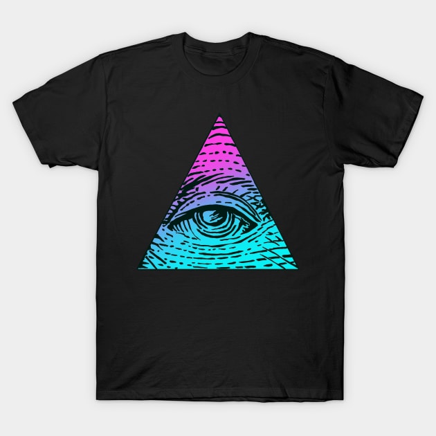 new retro illuminati T-Shirt by miskel